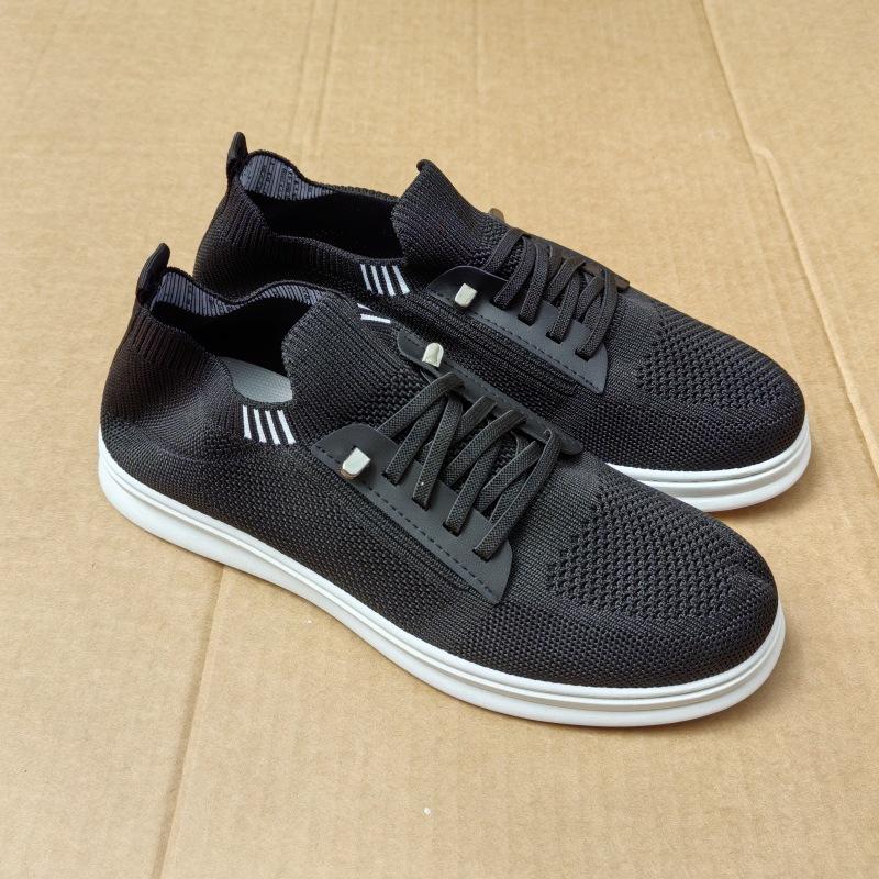 New summer fly-woven mesh thin breathable casual sports shoes flat shoes mesh shoes low top 39