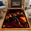 1PC Four people standing with weapons Carpet for Living Room Bedroom Sofa Home Decor Rus Non-slip Floor Mat Luxury Gift
