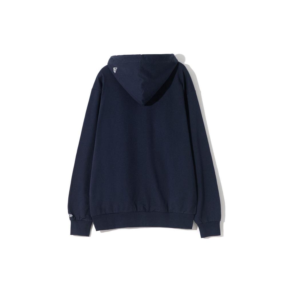 New Era × MLB New York Yankees Logo Print Zip-Up Hoodie Men hoodies Navy-Blue 12588129