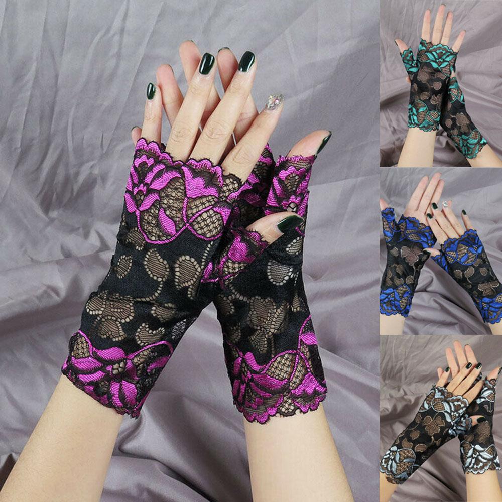 

Перчатки Короткие перчатки Сетка Кружева Вечеринка Костюм Короткая перчатка