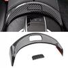 For Benz C-Class 2015- Carbon Fiber Armrest Box Cover Trim Decor Cover Trim