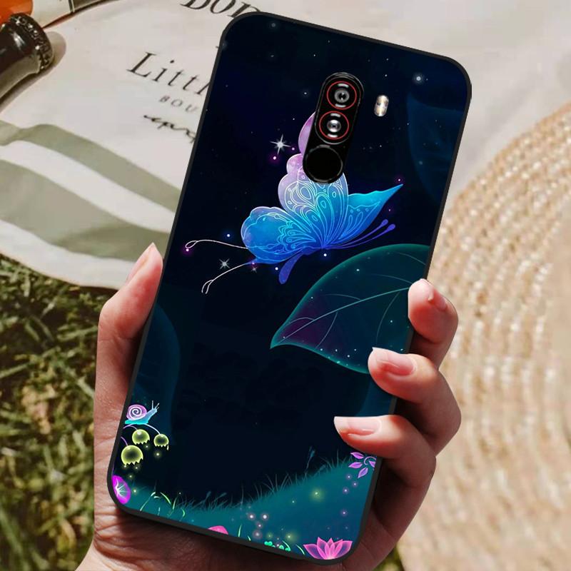 For xiaomi mi pocophone f1 Case Silicon Back Cover Phone Case for xiaomi poco F1 Cases Pocofone F1 6.18 inch Soft bumper coque