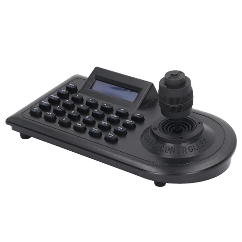 4D 4-осевой джойстик Клавиатура-контроллер PTZ RS485 Для PTZ-камеры DVR XVR Регистратора Black US Plug