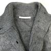 SPICK AND SPAN Knit Long Coat Women M Gray High Neck Cardigan Style(USED)