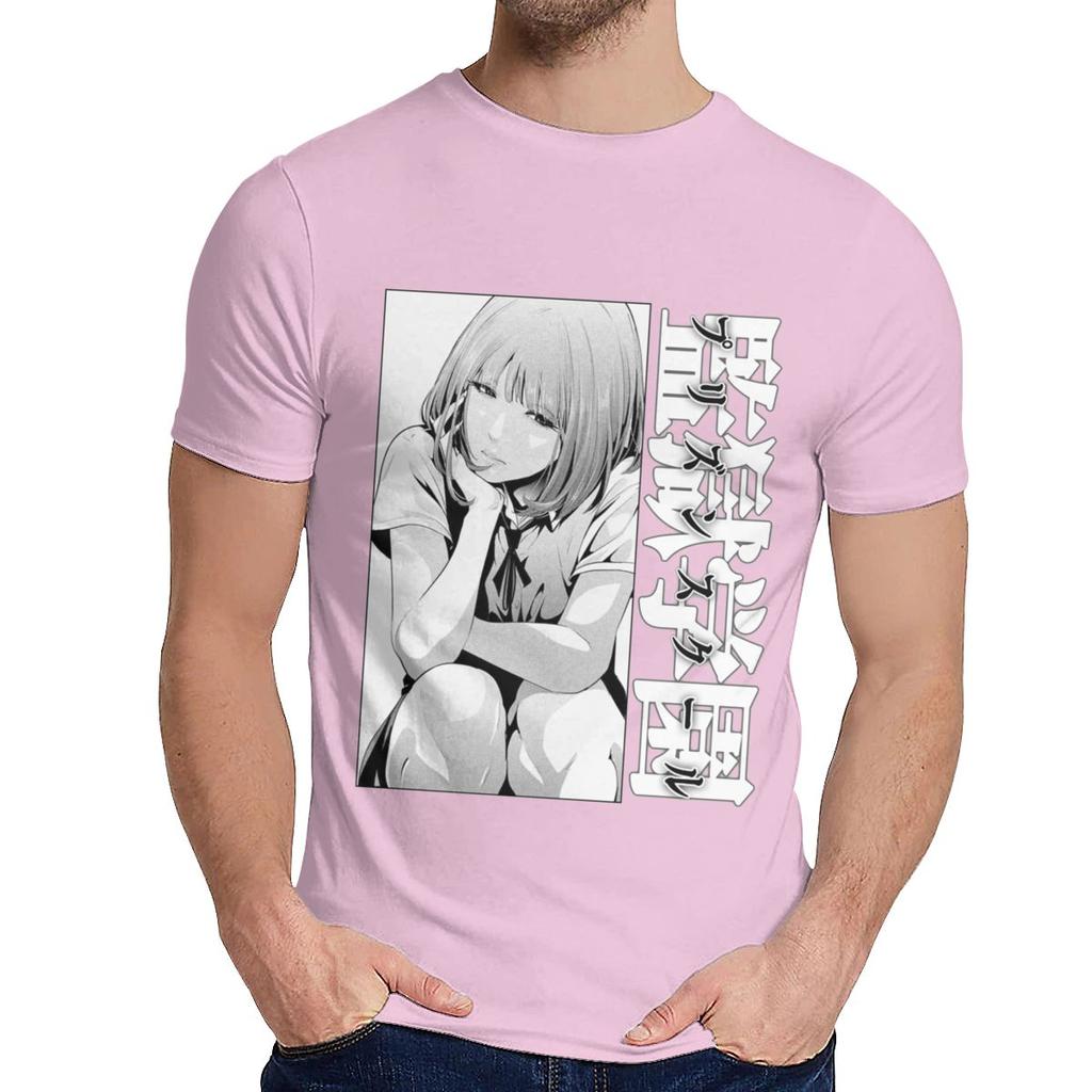 Popüler Anime Cezaevi Okulu Seksi Hana Midorikawa T Shirt Adam Tasarım Yumuşak Pamuk Moda
