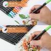 12/24/36/48/120pcs Double Ended Art Marker Pens Set, Suitable for Artist Fine & Brush Coloring Markers, Random Colors