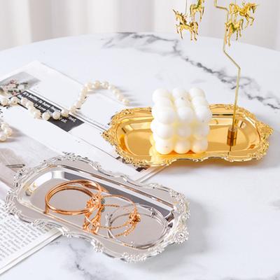 Eisenkunst Kuchenaufbewahrungsplatte Schmuck Kerzen Desserts Tablett Schöne Kollektion Schale Geschenk Dekorative Verzierung