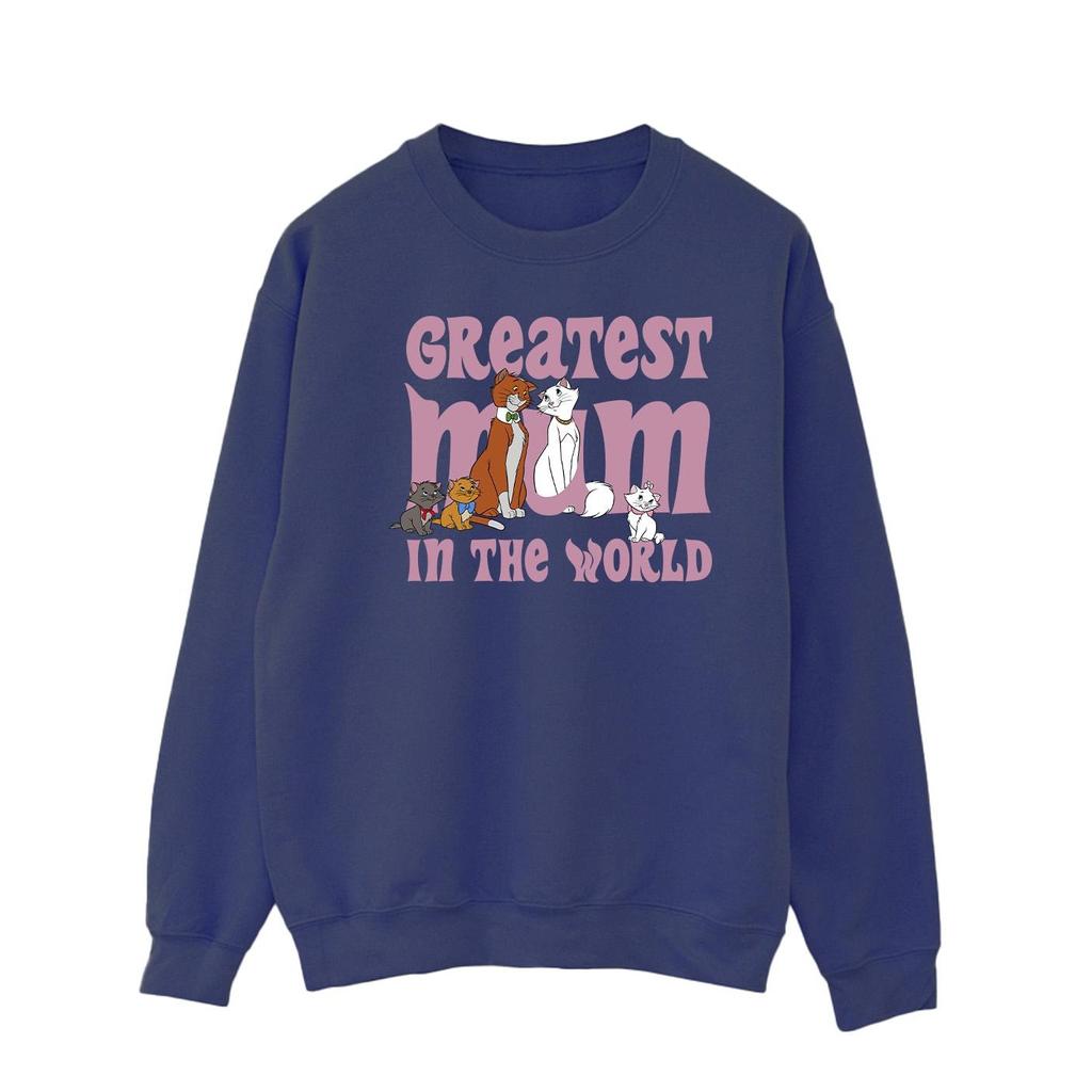 Disney Mens The Aristocats Greatest Mum Sweatshirt