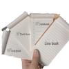 Compact Kraft Paper Grid Notebook - Tearable, Portable Planner