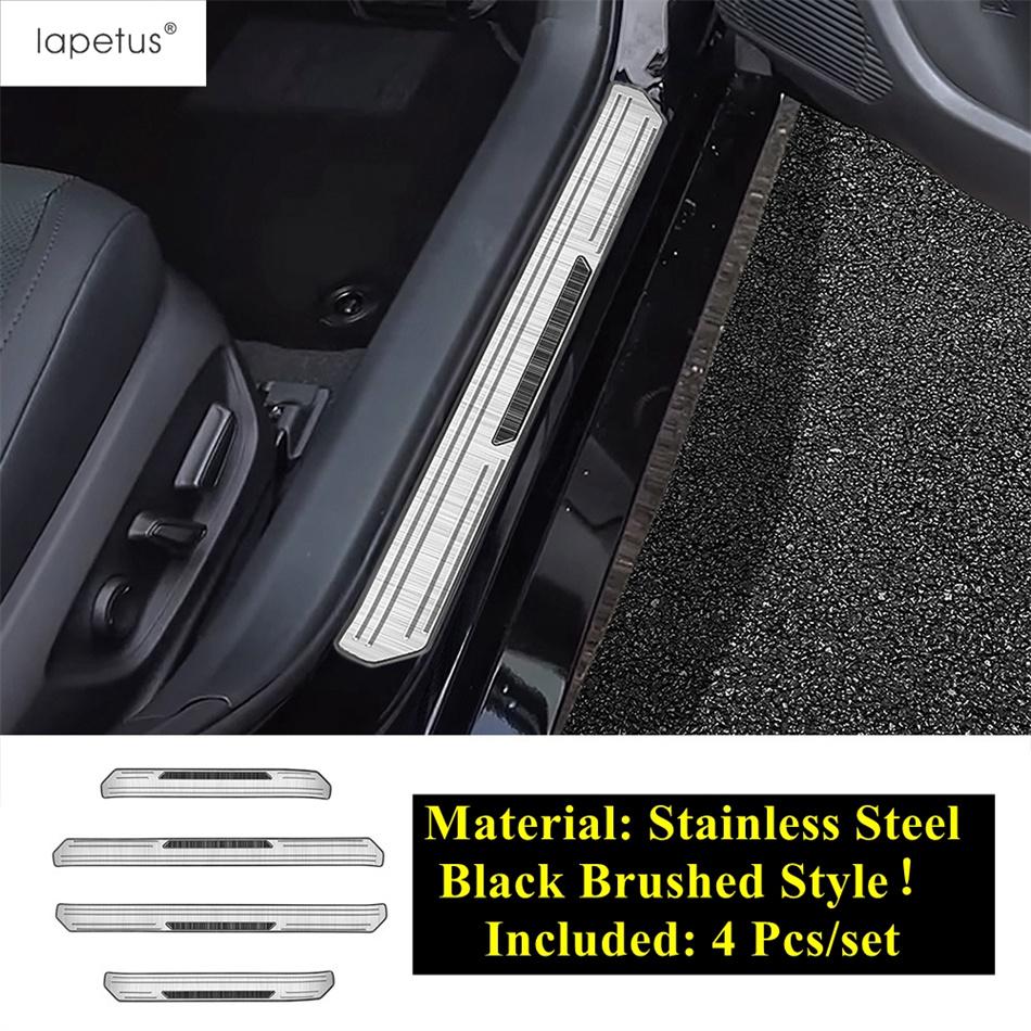Rear Door Sill Strip / Trunk Plate Guard Foot Pedal Protector Cover Trim Fit For Toyota Prius 60 Series 2024 Accessories