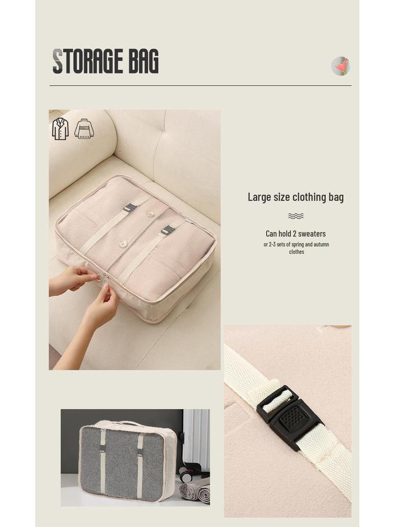 7-Piece Travel Organizer Set for Toiletries, Cosmetics, Clothes, Shoes, and Luggage