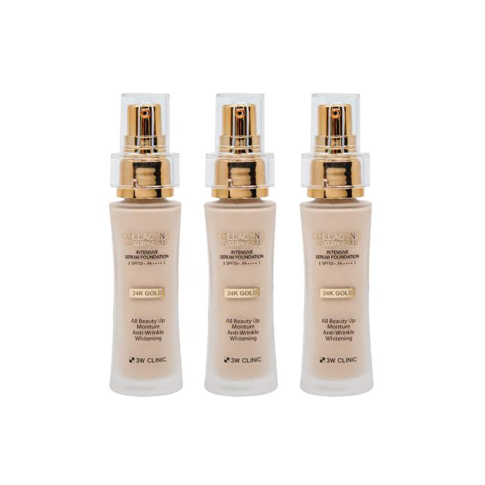 Moisturizing · Firming · High-Coverage Serum Foundation with Phyto Collagen & 24K Gold  (3 Options)