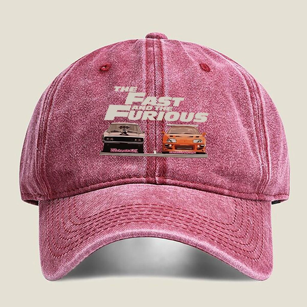 Fast & Furious Racing Fashion Washed Baseball Cap Outdoor For Womens Unisex Female Beach Dad Hat Hip Hop