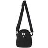 Black White Funny Cute Ghost Kawaii Women Canvas Bag Cartoon Harajuku Chic Ins Shopper Bag Women Shoulder Bags Large Capacity
