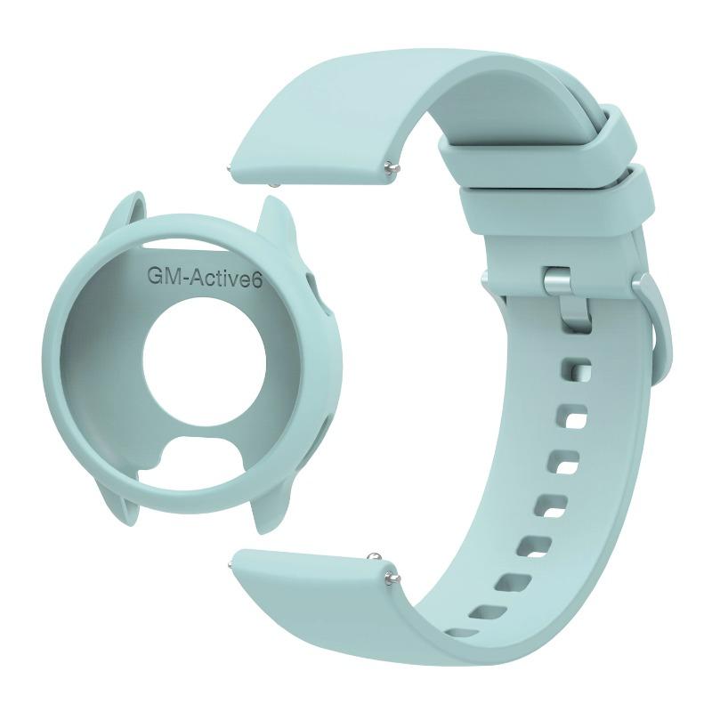 Silicone Strap+Case for Garmin Active6 Soft Protector Shell For Garmin Active 6 Colorful Sport Wristband Replaceable Accessories