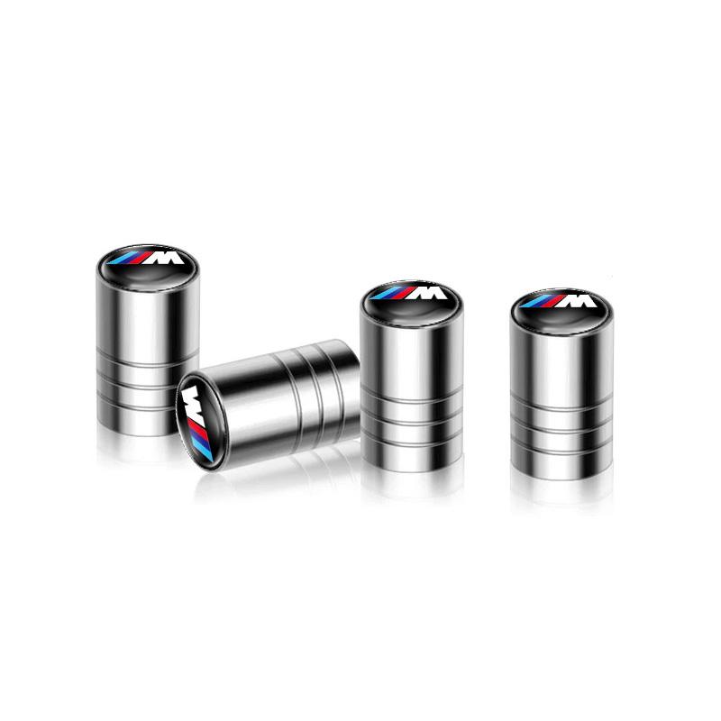 4Pcs Metal Car Styling Wheel Tire Valve Caps Cover Accessories For Bmw M M3 M5 Performance E36 E46 E39 E53 E90 E60 E61 E93 X1 X3