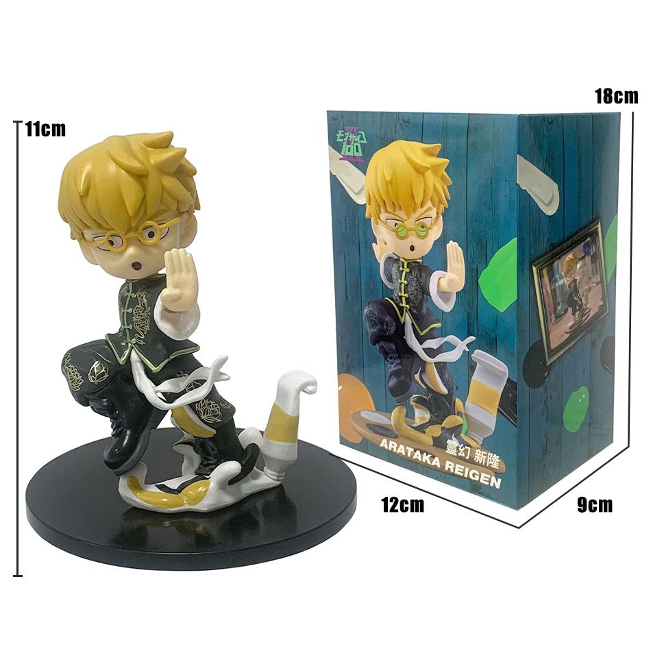 NEW  11cm Mob Psycho 100 Figure Shigeo Kageyama Arataka Reigen Action Figure Toys PVC Model Doll Collector Kawaii Birthday