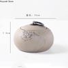 Tea Caddy Ceramic Purple Clay Stoneware Big and Small Tea Sealed Pot Pu'er Tea Storage Box Tea Table Decoration Accessories