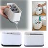 Portable Bathroom Toiletries Storage Rack Grid Toothbrush Racks Electric Toothbrush Storage Box