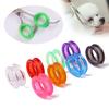 5Pcs/Set Silicone Finger Rings for Cat Dog Hair Scissors Protector Colorful Pet Grooming Scissors Protecting Finger Protector