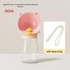 Portable Cute Bear Head Pet Water and Food Dispenser for Outdoor Travel