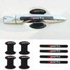 8PCS/Set Car Door Handle Bowl Anti Scratch Sticker Protector Cover Trims Black