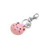 [U-PICK] Ladies Keychain Shiba Inu Keychain PU Keychain Alloy Keychain Cute Attractive Accessory Present Bag Strap (Pig A)