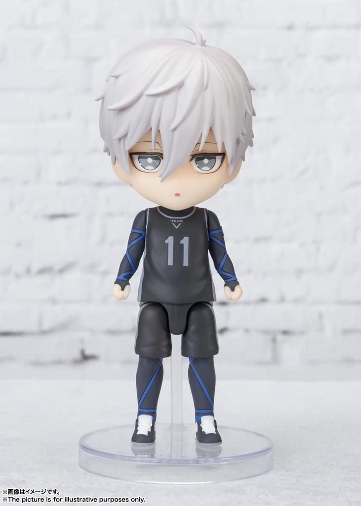 TAMASHII NATIONS Figuarts mini Blue Rock Seishiro Nagi 90mm painted movable figure approx. PVC&ABS