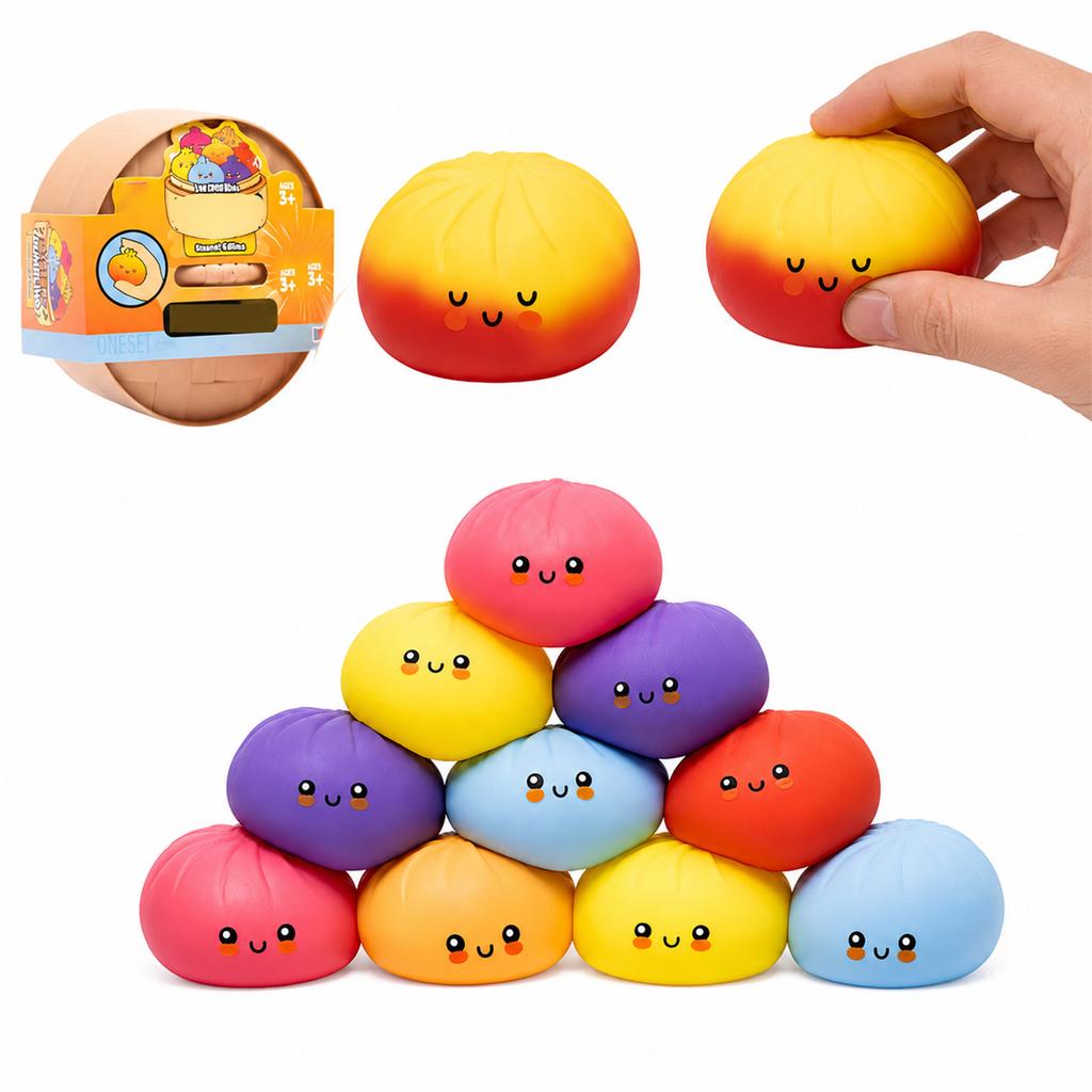 Bun Toy Slow Rising Stress Toy Random Color