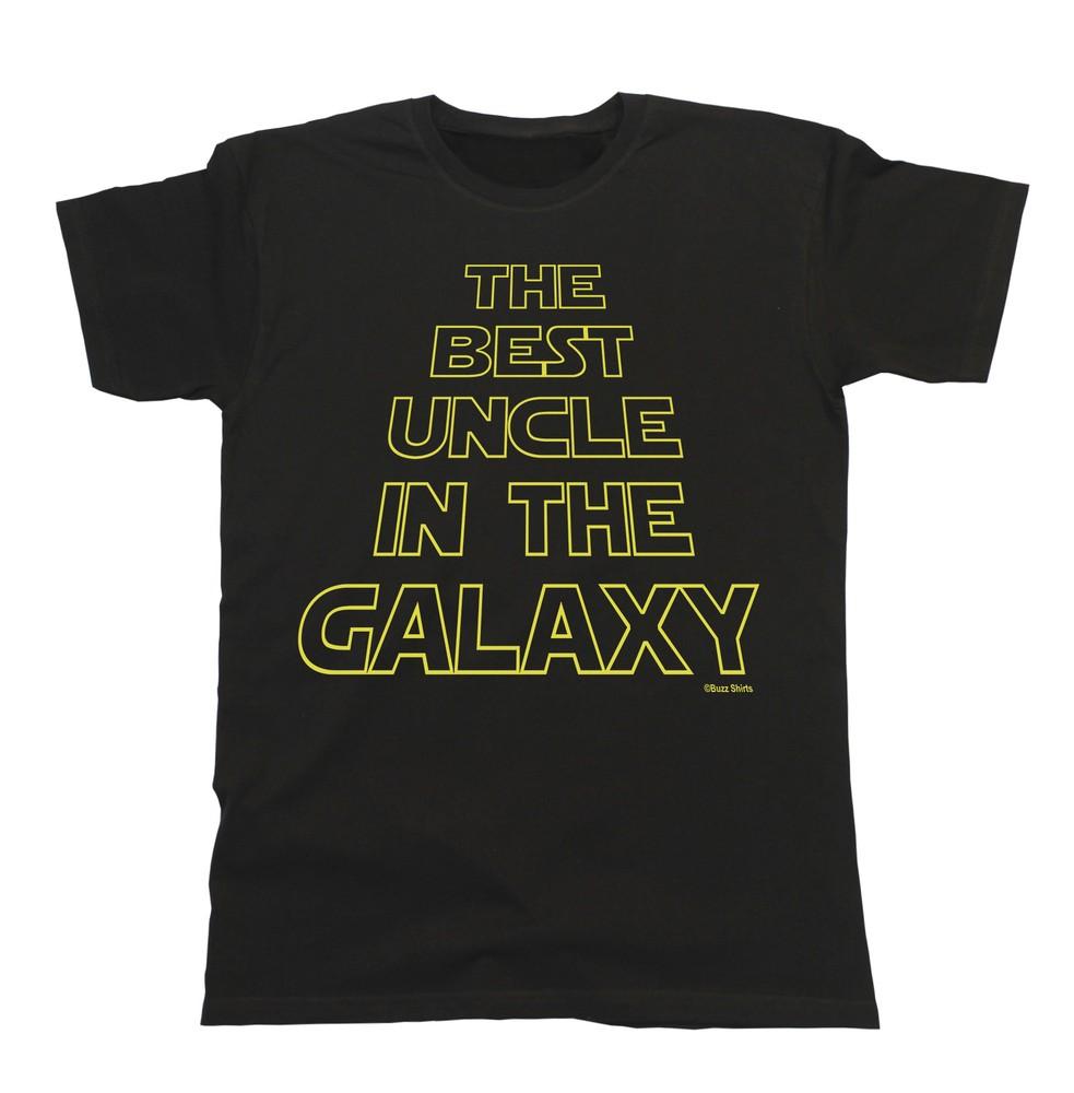 

The Best UNCLE In The Galaxy Mens T-Shirt Family Gift Birthday Eco Tee 4XL