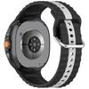 Two-tone Silicone Strap for Samsung Galaxy Watch 8 44mm 40mm Original Bracelet Belt Correa for Galaxy Watch 8 Classic 46mm Band