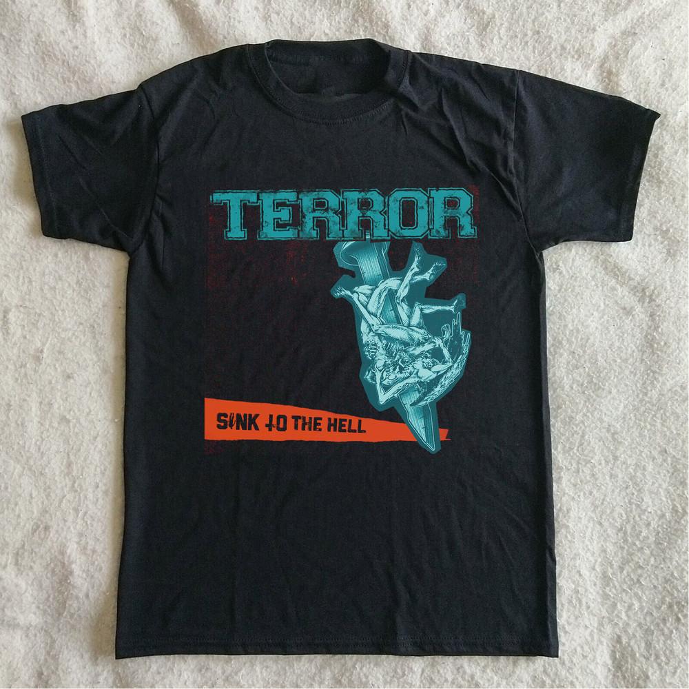 Terror Band Sink To The Hell T Shirt Full Size S-4XL