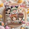Girls Und P-Panzer More Love Cushion Cover Plush Fabric Soft Double-Sided Printed Sofa Warm Winter Home Gift Pillow Cover