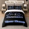 Custom Bedding Set Penrith Panthers Pattern, Print Name Text 1 Duvet Cover plus 2 Pillowcases Home Textile