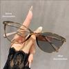 Light-sensitive Color-changing Glasses With Cat-eye Frames And Large Frames For Myopia.6119