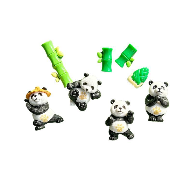 Chengdu Giant Panda 3D Fridge Magnet - Cute Cultural Tourism Souvenir