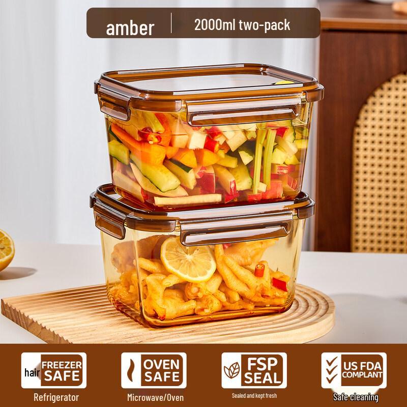 ZISIZ Glass Food Storage Container