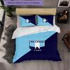 Lazio FC Themed Bedding 3Pcs Duvet Cover Set Decorative Bed Linen For Teen Room Home Decoration