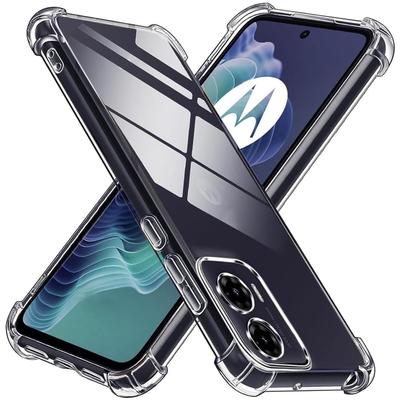 Transparent Shockproof Case for Motorola Moto G75 G85 G35 G55 5G G05 G15 E15 Protective Clear Cover Shell Fundas Coque