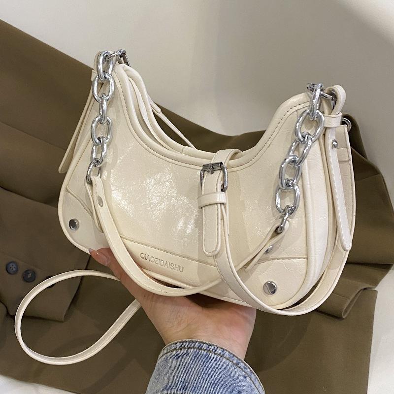 Underarm Bag Women's New High-end Fashion Niche Design Chain Shoulder Bag Crossbody Bag