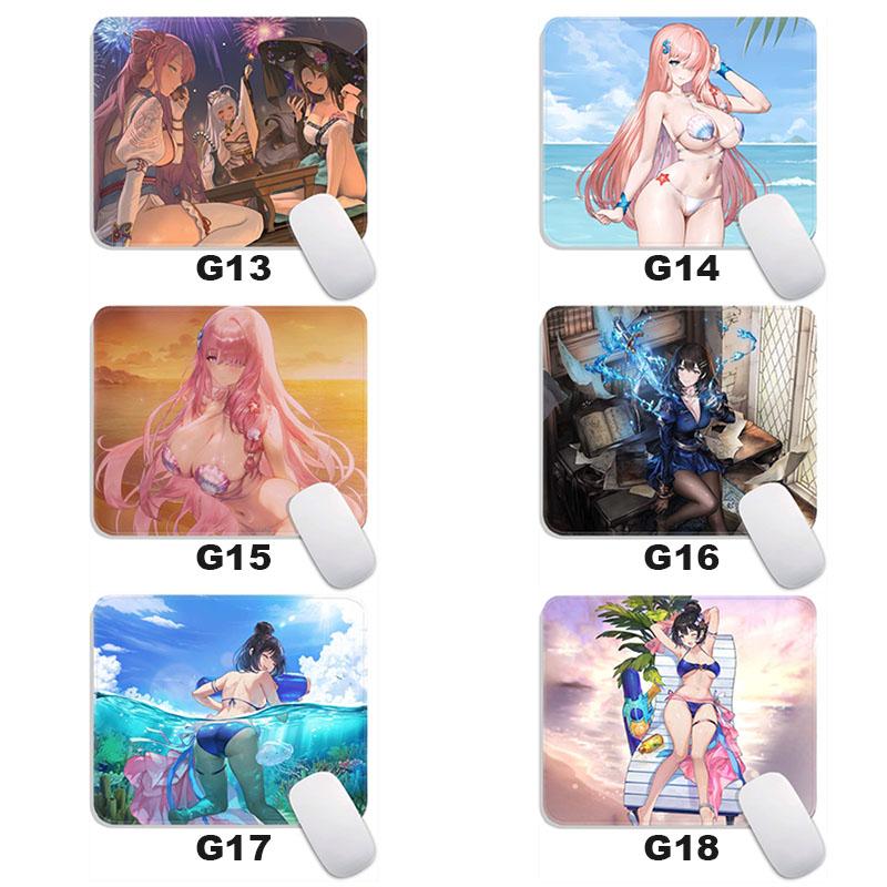 Liberta Teresse Justia Sylvia Anime Standard Mouse Pad B_Browndust 2 Small Mousepad Gaming MousePads PC Non-Slip Travel Mousemat