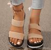 Summer New Women's Beach Shoes Fashion Versatile Toe Sandals Summer