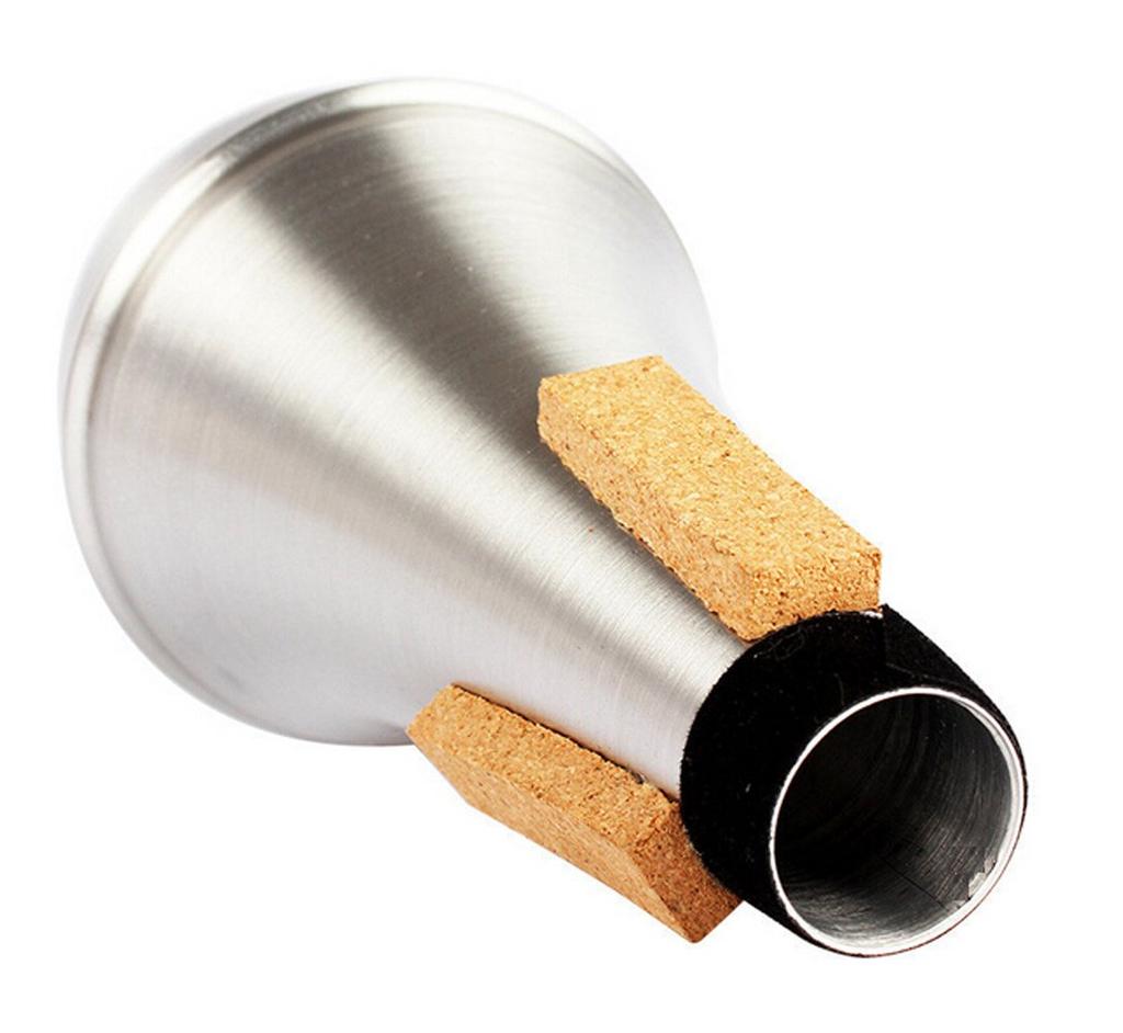 Trumpet Mute,Lightweight Aluminum Mini Trumpet Practice Mute Silencer for Jazz,Beginners and Students