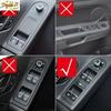 4PCS For VW Golf 6 MK6 GTI 2008-12 Door Armrest Window Lift Switch Cover Trim