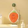 Cute Hand Towel Cartoon Wipe Handkerchief Rag  Vegetable Shape  Towels for Kitchen Bathroom KidsHanging Towel Soft Dish Cloth