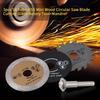 3Pcs Circular Saw Blade, 54.8 x 11.1mm, HSS Mini Wood Metal Cutting Circular Saw Blade with Mandrel, for Aluminum, Copper, Plastic, Wood, Ceramics,