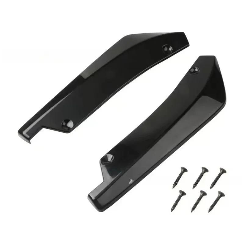 Nuovi 2 Pezzi Spoiler Laterale Diffusore Canard Sottoparaurti Posteriore Lip Wrap Splitter per A3 A4 S3 S4 B7 B8 B9 RS S-LINE Accessori Auto