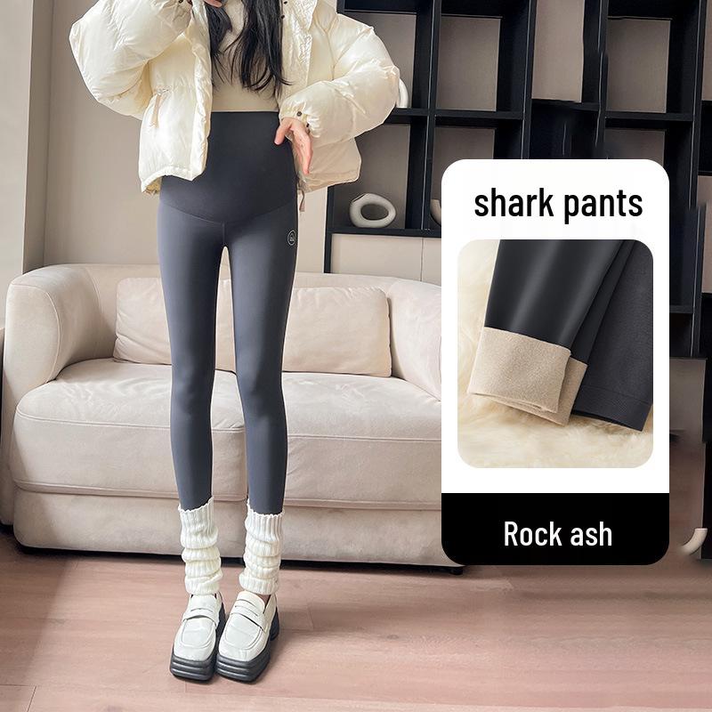 Popular Maternity Yoga Leggings: Thick, Velvet, Abdominal Support for Spring/Autumn
