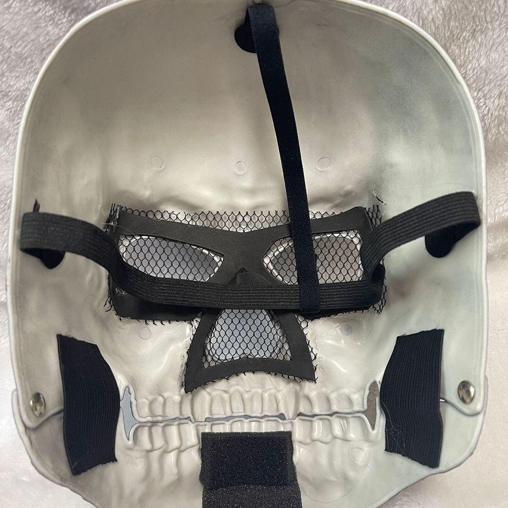 Realistic Halloween Skull Masks Adjustable Halloween Cosplay Mask Haunted House Party Supplies