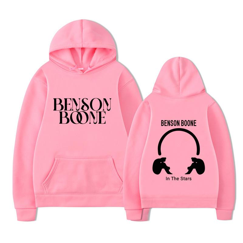 Benson Boone Print Men's Hoodies Boys Harajuku Girls Hip Hop Pullover Fancy Music Gift Casual Loose Comfortable Sweatshirt
